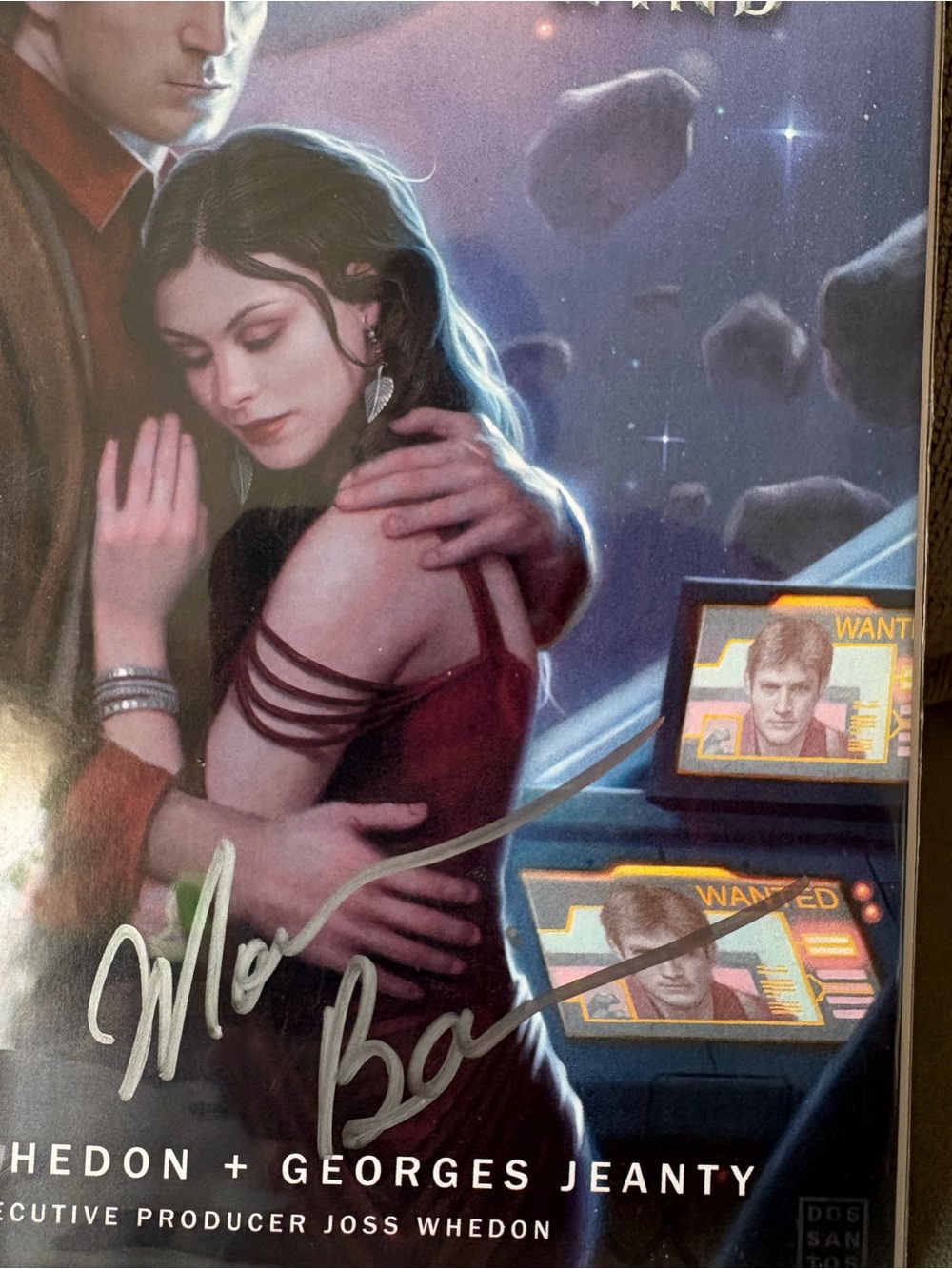 Serenity Firefly Class O3-k64 Leaves In The Wind 1 Signed Morena Baccarin Dark - Picture 6 of 6